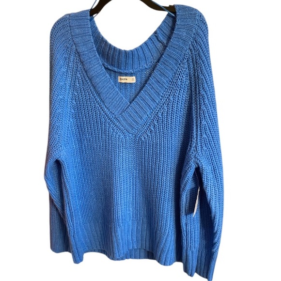 Sonoma Women's V-Neck Sweater Blue NWT Size XXL - Picture 1 of 6
